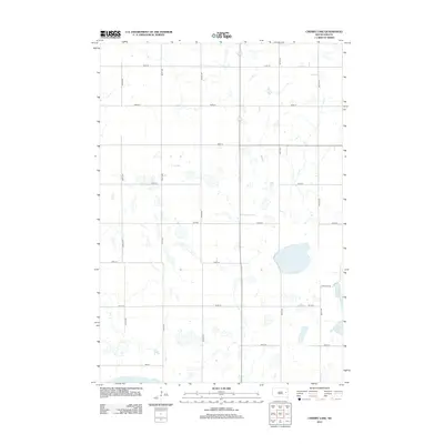 2012 Map of Cherry Lake, 2012 Print