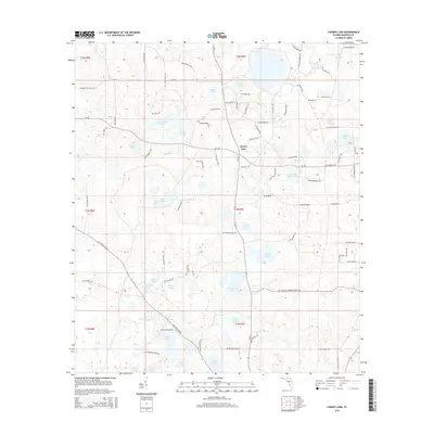 2015 Map of Cherry Lake, 2015 Print