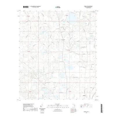 2021 Map of Cherry Lake, 2021 Print