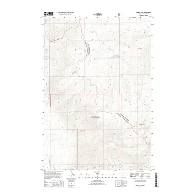 2014 Map of Cherry Lake, 2014 Print