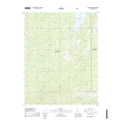 2018 Map of Cherry Lake South, 2018 Print