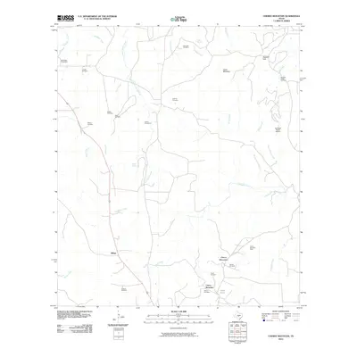 2010 Map of Cherry Mountain, 2010 Print