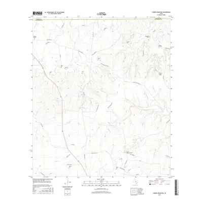2016 Map of Cherry Mountain, 2016 Print