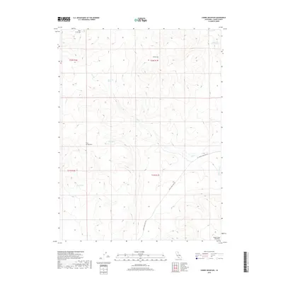 2018 Map of Cherry Mountain, 2018 Print