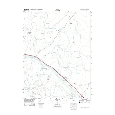 2011 Map of Cherry Run, 2011 Print