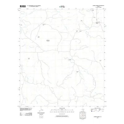 2010 Map of Cherry Spring, 2010 Print
