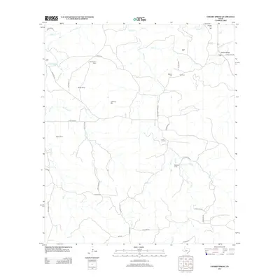 2012 Map of Cherry Spring, 2012 Print
