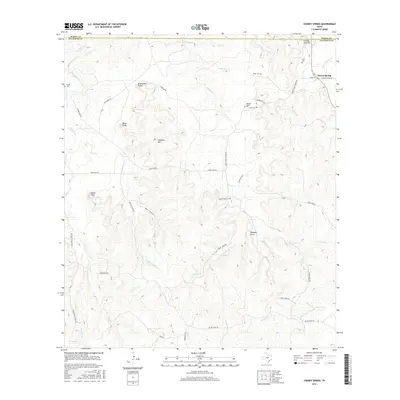 2016 Map of Cherry Spring, 2016 Print