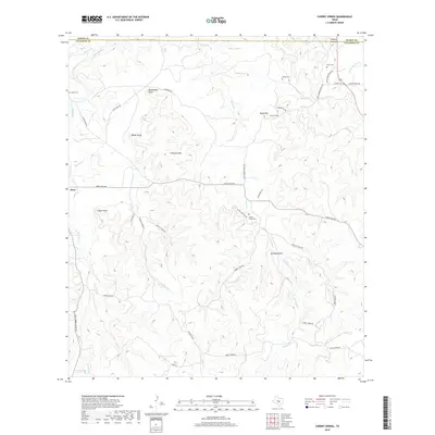 2019 Map of Cherry Spring, 2019 Print