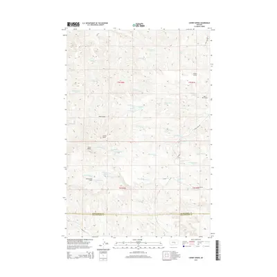 2014 Map of Cherry Spring, 2014 Print