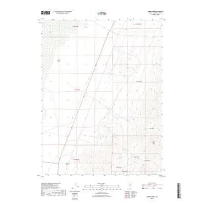 2018 Map of Cherry Spring, 2018 Print
