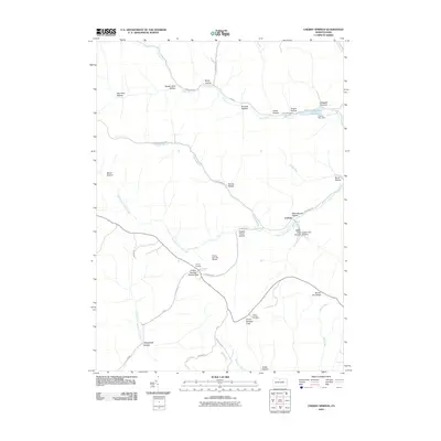 2010 Map of Cherry Springs, 2010 Print