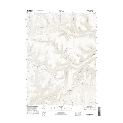 2016 Map of Cherry Springs, 2016 Print