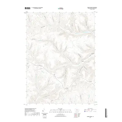 2019 Map of Cherry Springs, 2019 Print