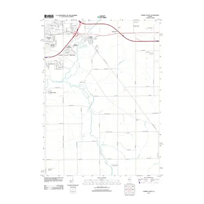 2012 Map of Cherry Valley, 2012 Print