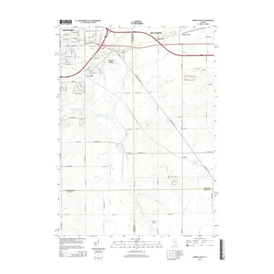 2015 Map of Cherry Valley, 2015 Print