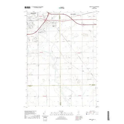 2018 Map of Cherry Valley, 2018 Print