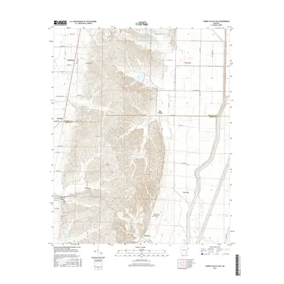 2017 Map of Cherry Valley East, 2017 Print