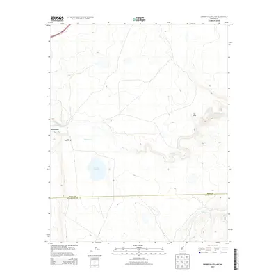 2013 Map of Cherry Valley Lake, 2013 Print