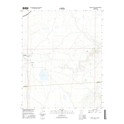 2017 Map of Cherry Valley Lake, 2017 Print