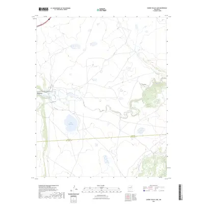 2023 Map of Cherry Valley Lake, 2023 Print