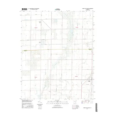 2017 Map of Cherry Valley West, 2017 Print