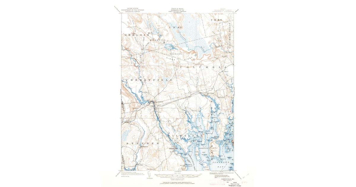 1900 1909 Maps of Columbia Falls - Cherryfield Washington County Me Usgs Topo 1902 P1962 Og 1200x630