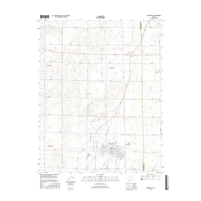 2016 Map of Cherryvale, 2016 Print