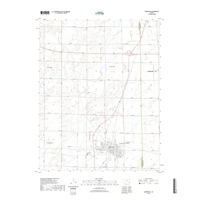 2018 Map of Cherryvale, 2018 Print