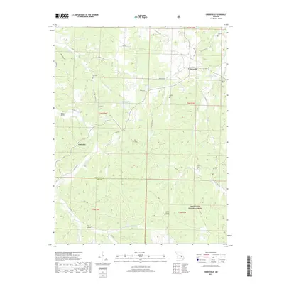 2017 Map of Cherryville, 2017 Print