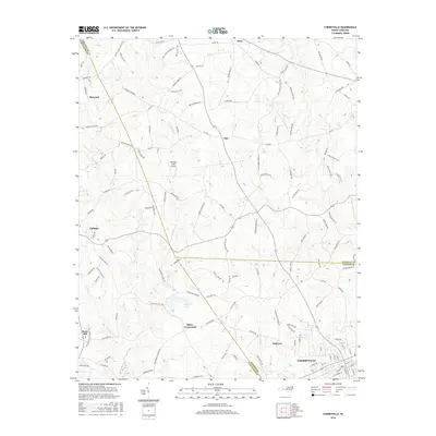 2016 Map of Cherryville, 2016 Print