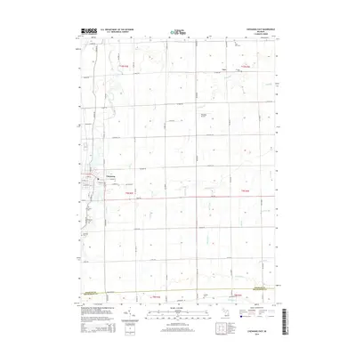 2014 Map of Chesaning East, 2014 Print