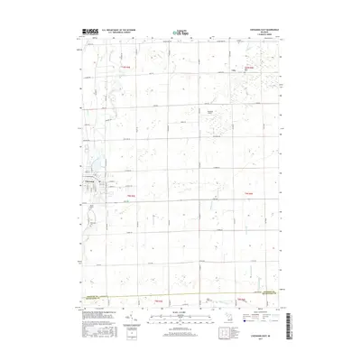 2017 Map of Chesaning East, 2017 Print