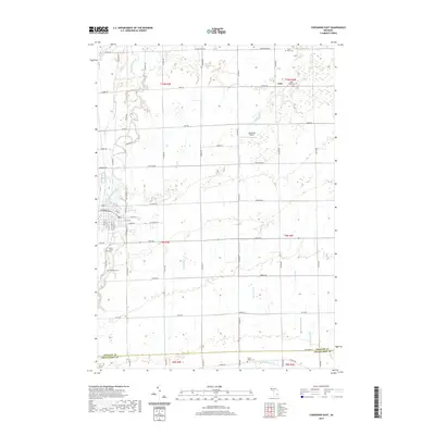 2019 Map of Chesaning East, 2019 Print