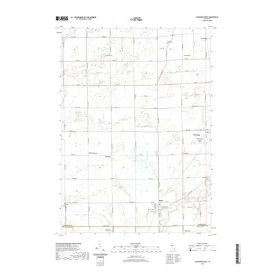 2019 Map of Chesaning West, 2019 Print