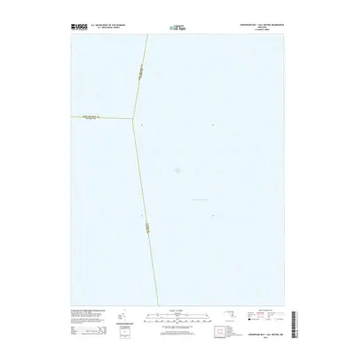 2014 Map of Chesapeake Bay 1 (All Water), 2014 Print