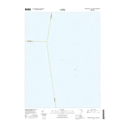2017 Map of Chesapeake Bay 1 (All Water), 2017 Print