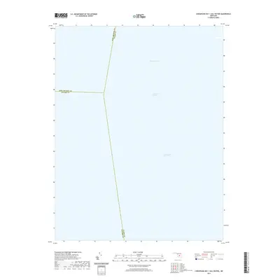 2019 Map of Chesapeake Bay 1 (All Water), 2019 Print