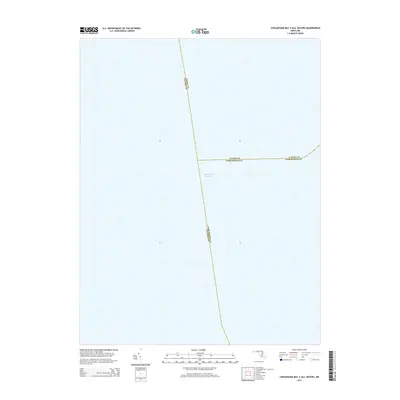 2014 Map of Chesapeake Bay 2 (All Water), 2014 Print