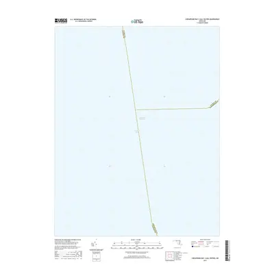 2017 Map of Chesapeake Bay 2 (All Water), 2017 Print