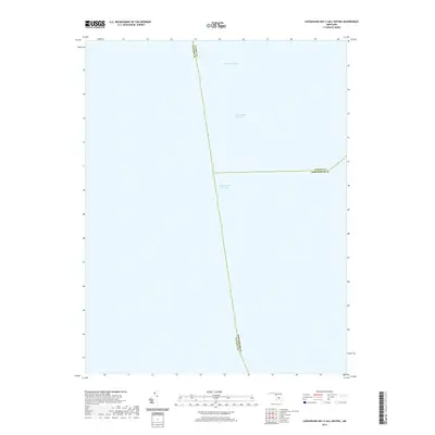 2019 Map of Chesapeake Bay 2 (All Water), 2019 Print