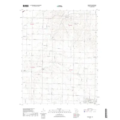 2017 Map of Chesapeake, 2017 Print
