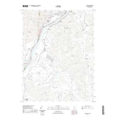 2019 Map of Cheshire, 2019 Print