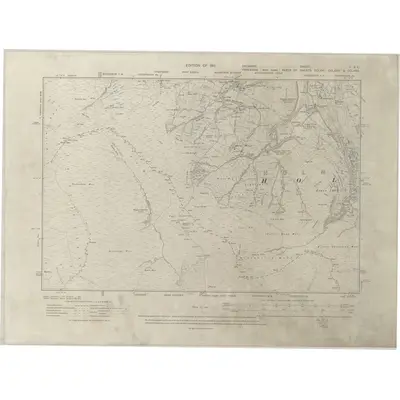 1907 Map of Cheshire II.SE, 1911 Print