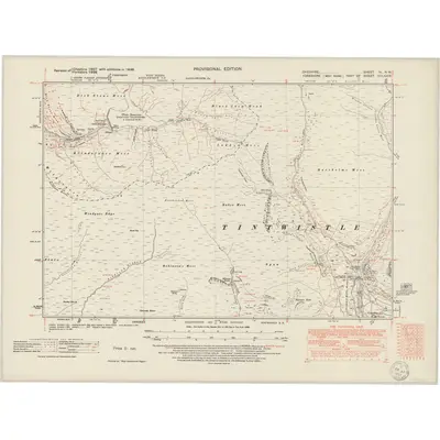1948 Map of Cheshire IV.NW, 1950 Print