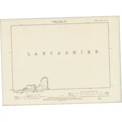 1897 Map of Cheshire IX.NE, 1899 Print
