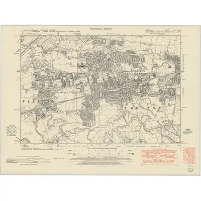 1938 Map of Cheshire IX.NW, 1952 Print