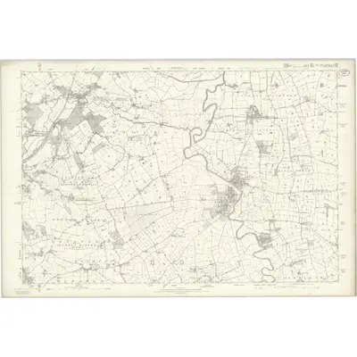 1874 Map of Cheshire LIII, 1881 Print
