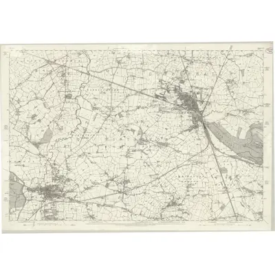 1874 Map of Cheshire LVI, 1882 Print