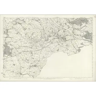 1873 Map of Cheshire LVII, 1882 Print
